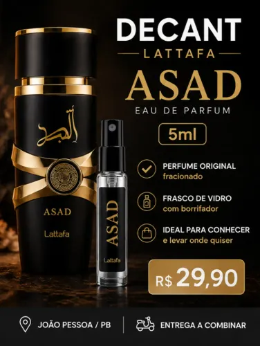 Decant Perfume Lattafa Asad 5ml