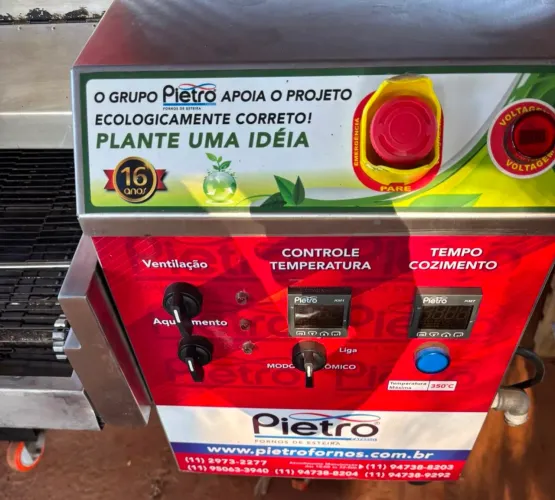 Forno esteira gás Pietro 45/100 ano 2023 zerado