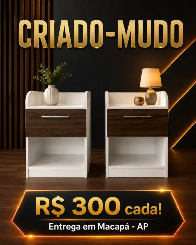 Criado-mudo: 2 Unidades