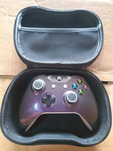 Controle Xbox one customizado camaleão hall effect+case