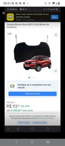 TAMPÃO NOVO DO RENAULT KWID MUITO BARATO!