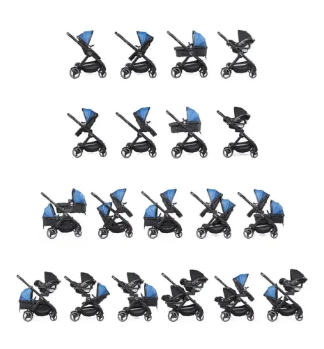 CARRINHO DE BEBÊ CHICCO FULL TWIN  - PARA GÊMEOS