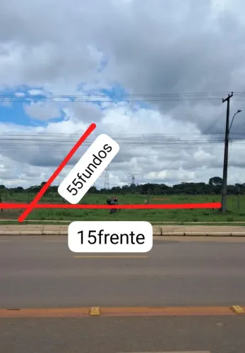 Vendo ou troco terreno 15x55