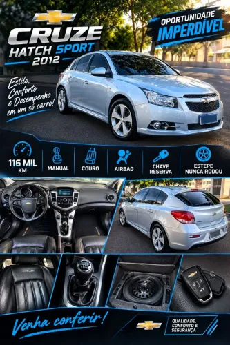 Chevrolet Cruze HB Sport LT 1.8 16V Flexp. 5P MEC 2012