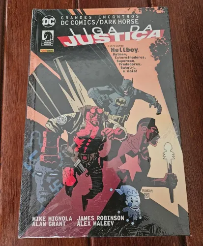 Hq Liga da justiça grandes encontros: DC/ Dark Horse