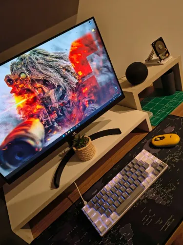 Monitor LG 23,8 Full HD IPS 75Hz FreeSync HDMI VGA - 24ML600M