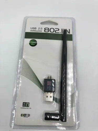 Antena Adaptador Wi-Fi USB 2.0 802.Iin 1200mbps - Entrega Grátis