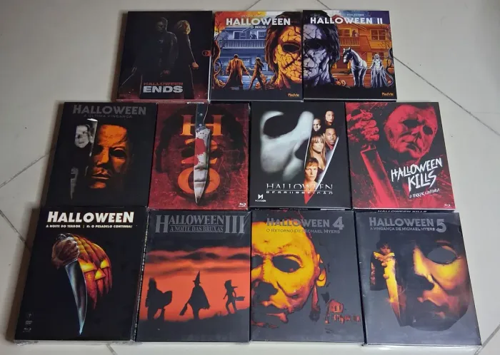Blu-ray Halloween 11 Filmes Original Lacrados