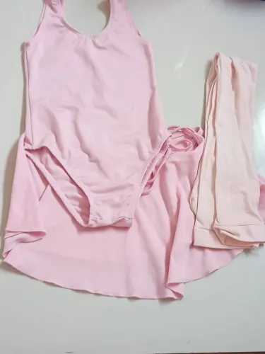 Roupa ballet infantil 4 a 6 anos 3 peças