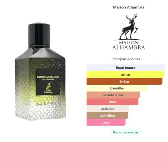 Perfume Extravagant Lover Maison Alhambra