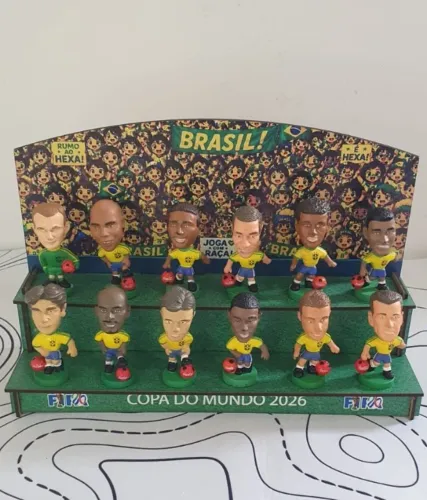 Bonecos Mini Craques Seleção Brasileira