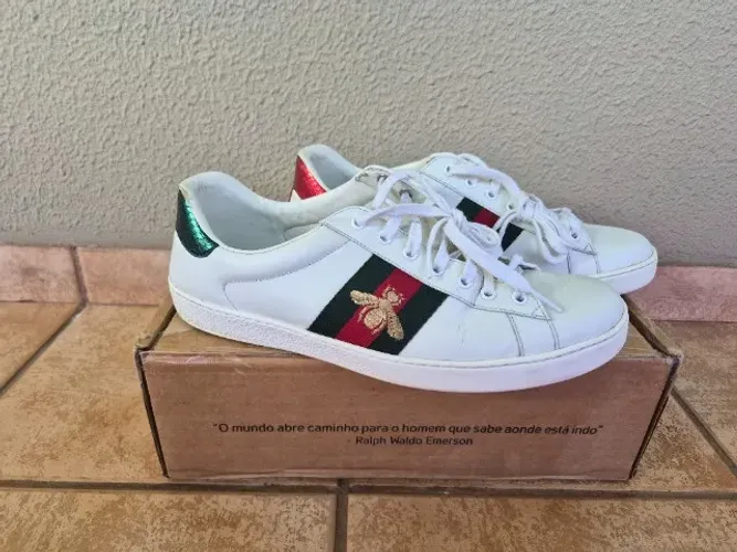 tênis gucci ace bee made in italy ORIGINALÍSSIMO