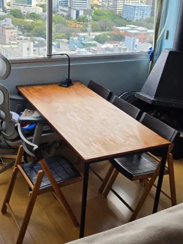 Mesa escritório sob medida - Compensado naval
