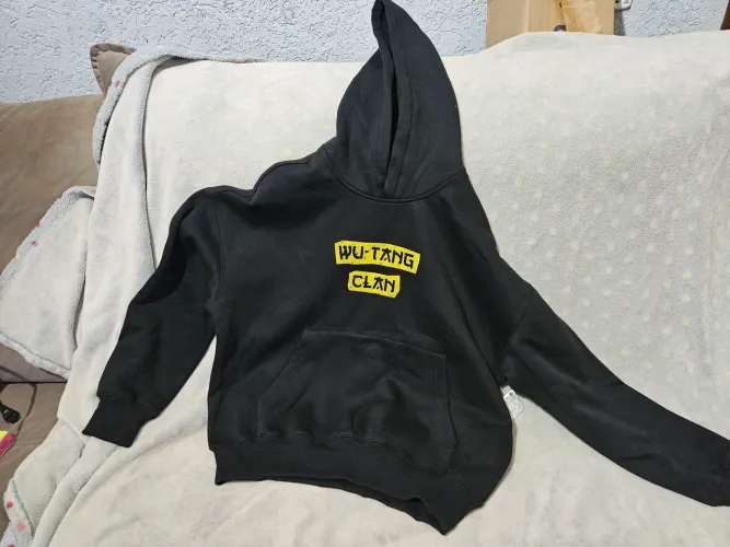 Casaco Boxy Em Fleece Com Felpa E Estampa De Dragão Oriental Wu Tang Clan Preto