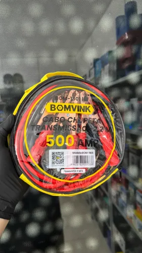Cabo Para Chupeta Auxiliar de Partida 500AMP