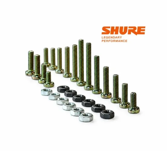 KIT'S SHURE Mini Parafusos e Porcas UNIVERSAL para instalação de Cápsulas no HedShell