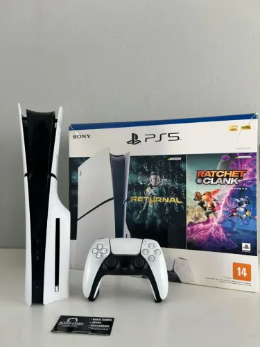 Playstation 5 Slim 1TB Com Leitor (Aceito Cartão)