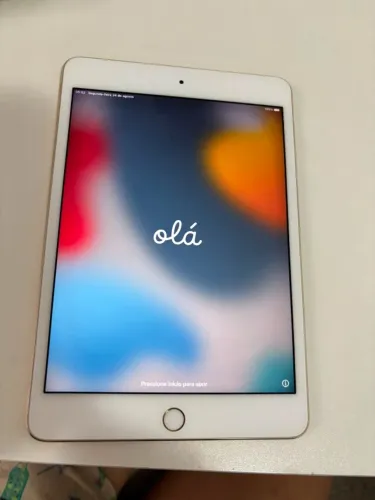 IPad Mini 4 16GB Dourado - Perfeito Estado (Saúde da Bateria 90%).