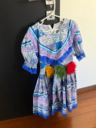 Vestido festa Junina infantil 