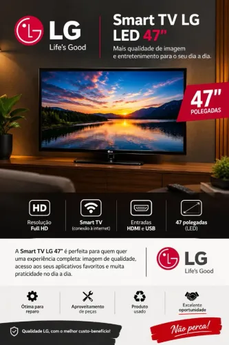 (Defeito) SmartTV LG 47 polegadas