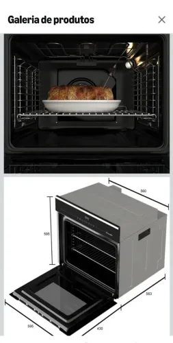 Oportunidade forno elétrico de embutir 127v