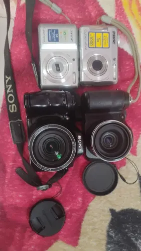 LOTE : CAMERAS USADAS MAS FUNCIONANDO E EM BOM ESTADO .