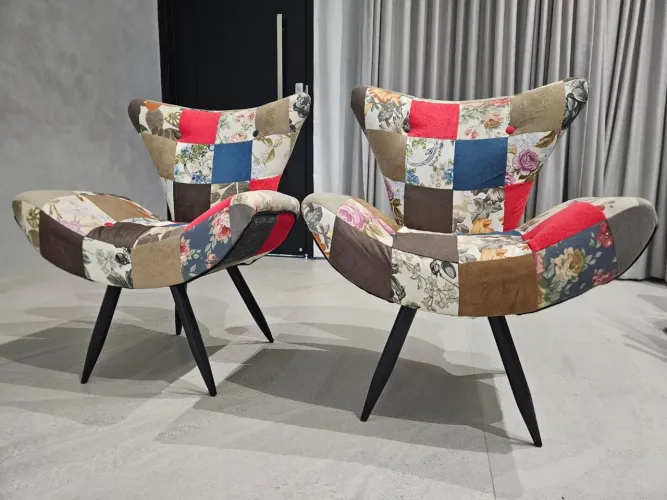Poltronas em patchwork