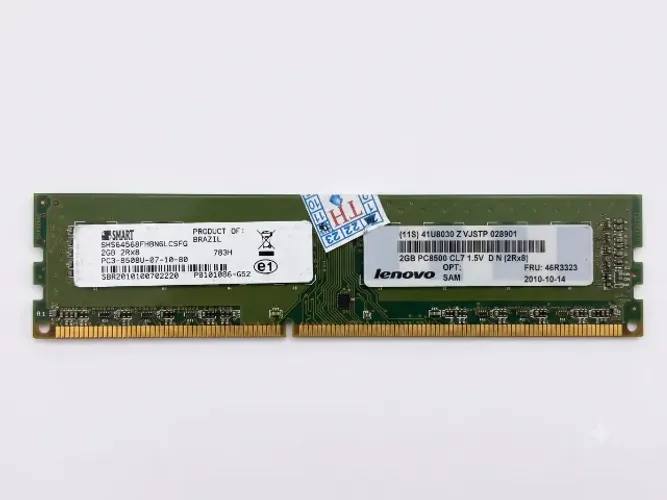 Memória Ram Smart 2gb Ddr3 1066mhz Pc3-8500u Original Lenovo