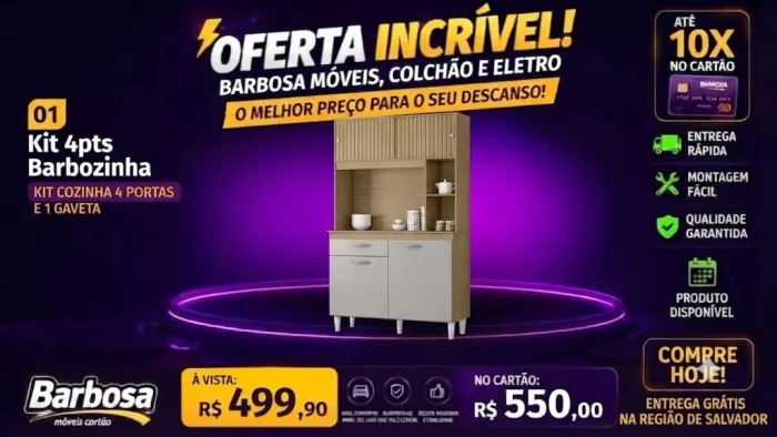 Kit de cozinha 500,00