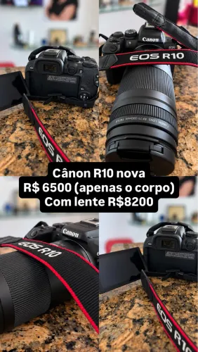 Câmera cânon R10