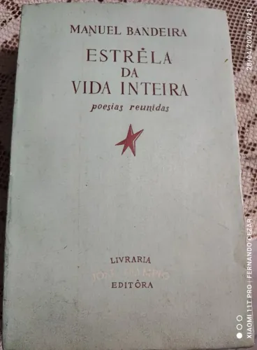 Livro - Estrela da Vida inteira - Manuel Bandeira