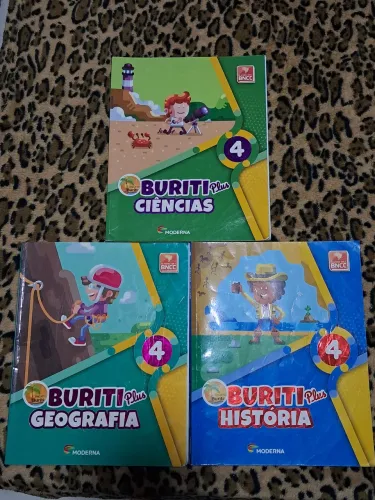 Livros Buriti Plus História Geografia Ciências 4° Ano Ensino Fundamental