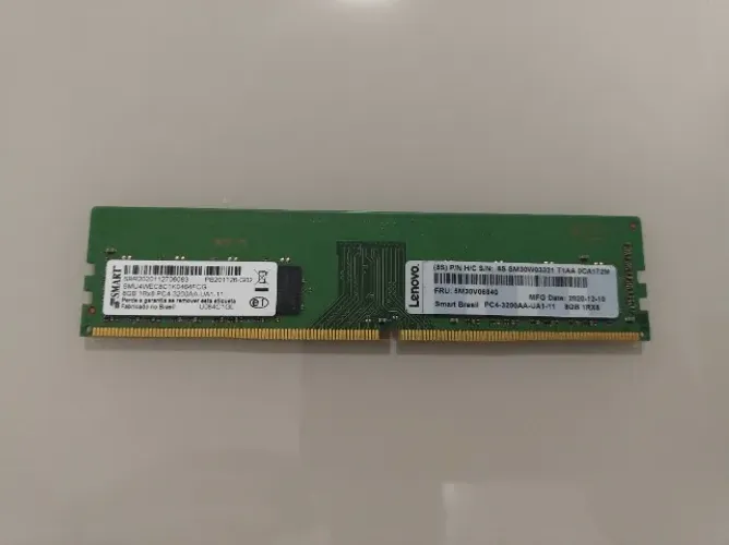 Memória DDR4 8GB 3200Mhz (1X8gb) Smart Modular para desktop
