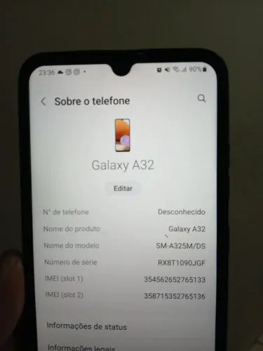 Samsung A32 bem conservado.