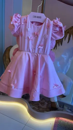 Vestido arrumado para festa tamanho 1 ano