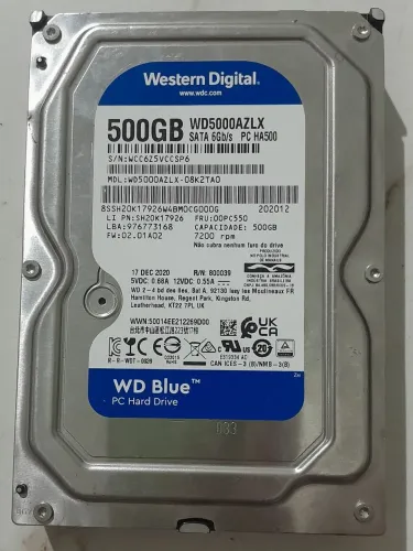 Hard Disk 500gb Western Digital Blue [FAÇA SUA OFERTA]
