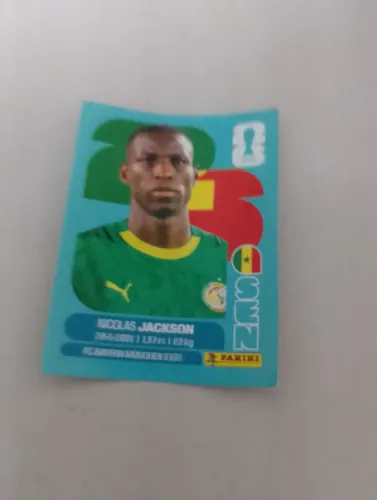figurinha Nicolas Jackson (sen 19) wc 2026