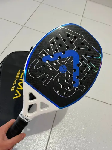 Raquete Beach Tennis Alma Genius Skagen 3K Carbono - Nova
