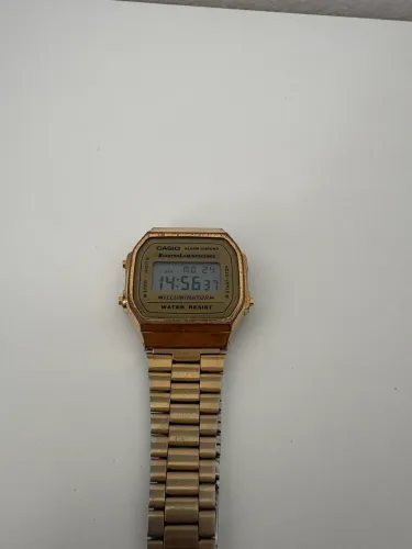 Relógio Casio Vintage Dourado - Original