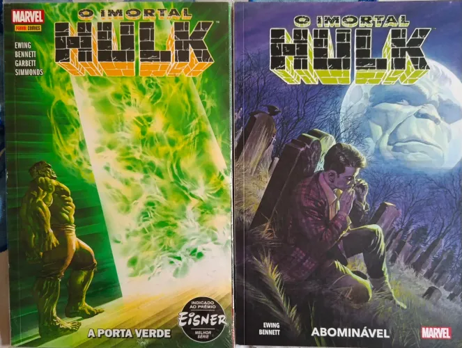 O Imortal Hulk + Batman 4 HQs