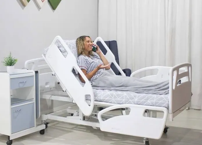 Cama hospitalar elétrica com entrega 