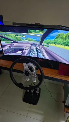 Volante DIY 10NM Direct Drive + Pedais