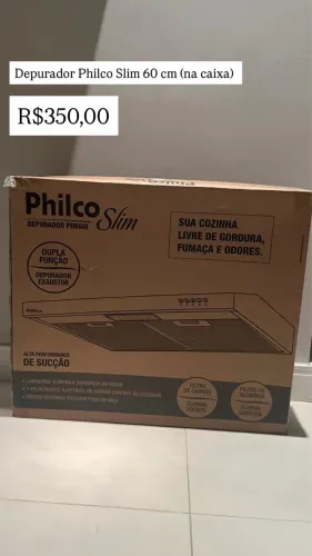 Depurador Slim Philco 60cm NOVO