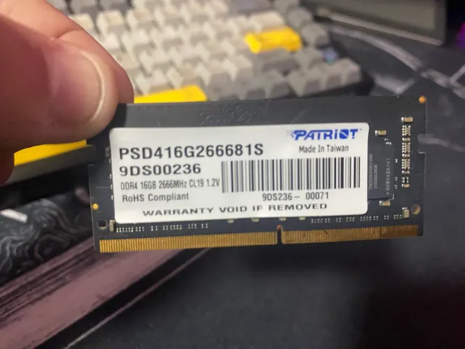 Memória ram notebook ddr4 16gb