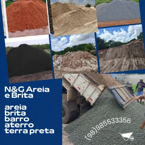 N&G fornecedor de areia e brita