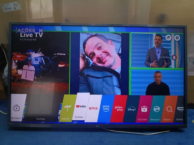 SMART TV LG 43" PERFEITA 
