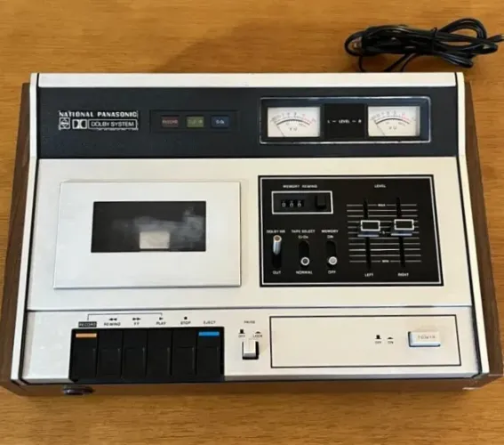 Tape Deck de Mesa (Toca Fitas K7-Cassete) National Panasonic - RS-263US