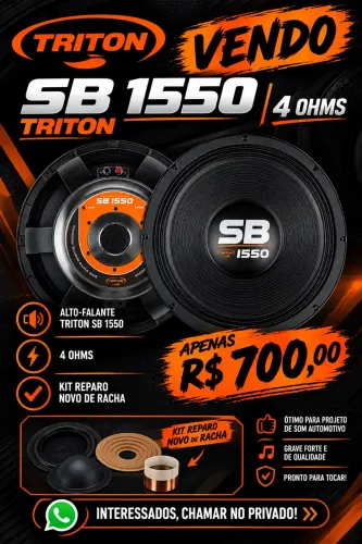 Alto falante SB Triton 1550 4omhs