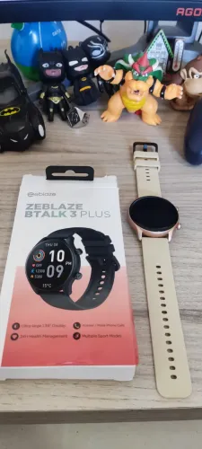 RELOGIO Zeblaze-Btalk 3 Plus Smartwatch para Homens e Senhoras, Chamada De Voz, 1.39 "Gran