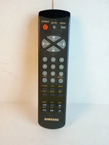 Controle Remoto Original Samsung TV e VCR (Mod. 3F14-00038-242 - Raro)